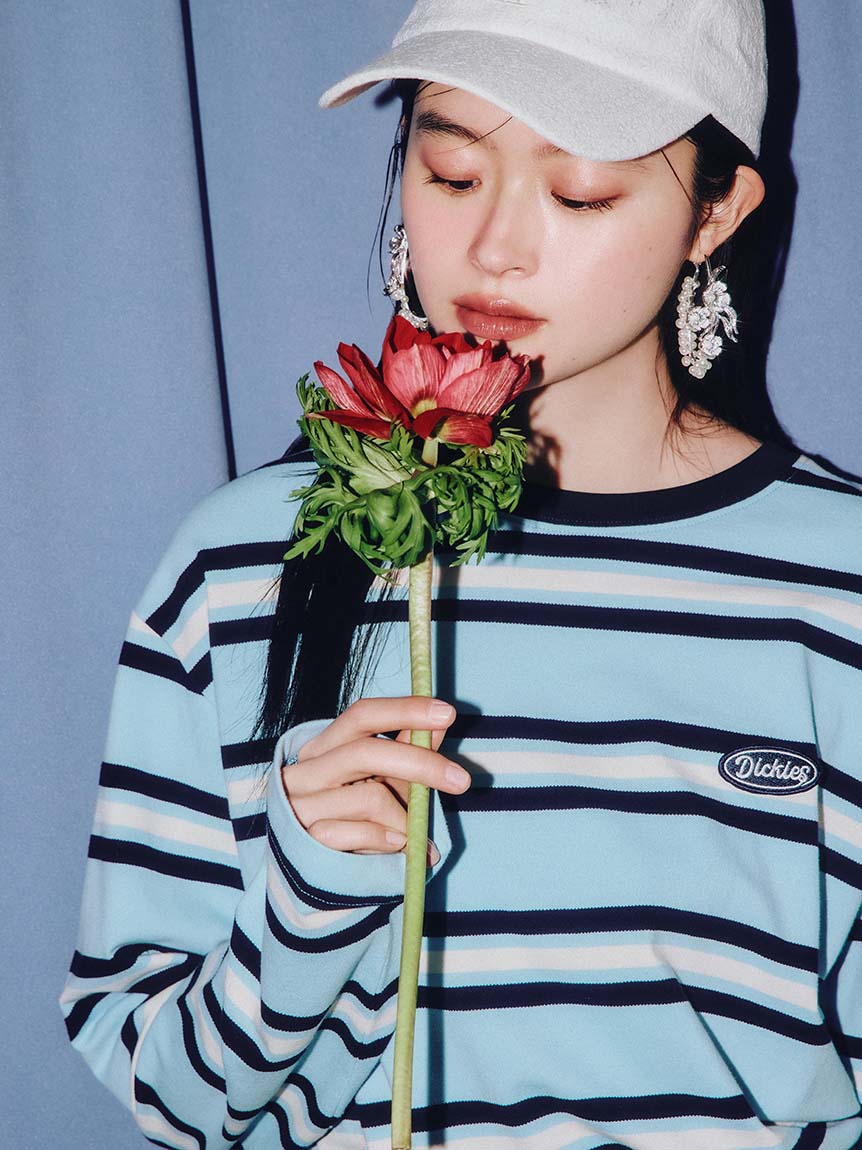 LILY BROWN Dickies】マルチボーダーロンT(Tシャツ・カットソー