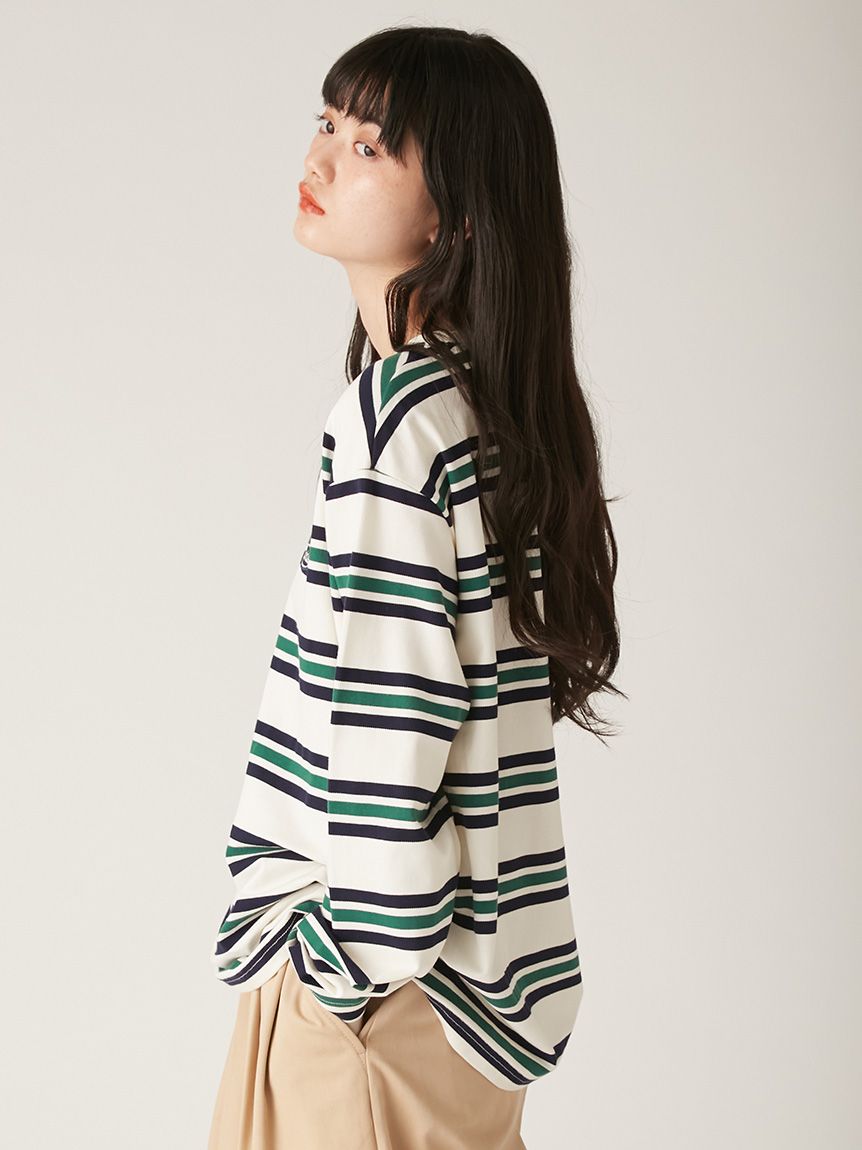 LILY BROWN Dickies】マルチボーダーロンT(Tシャツ・カットソー