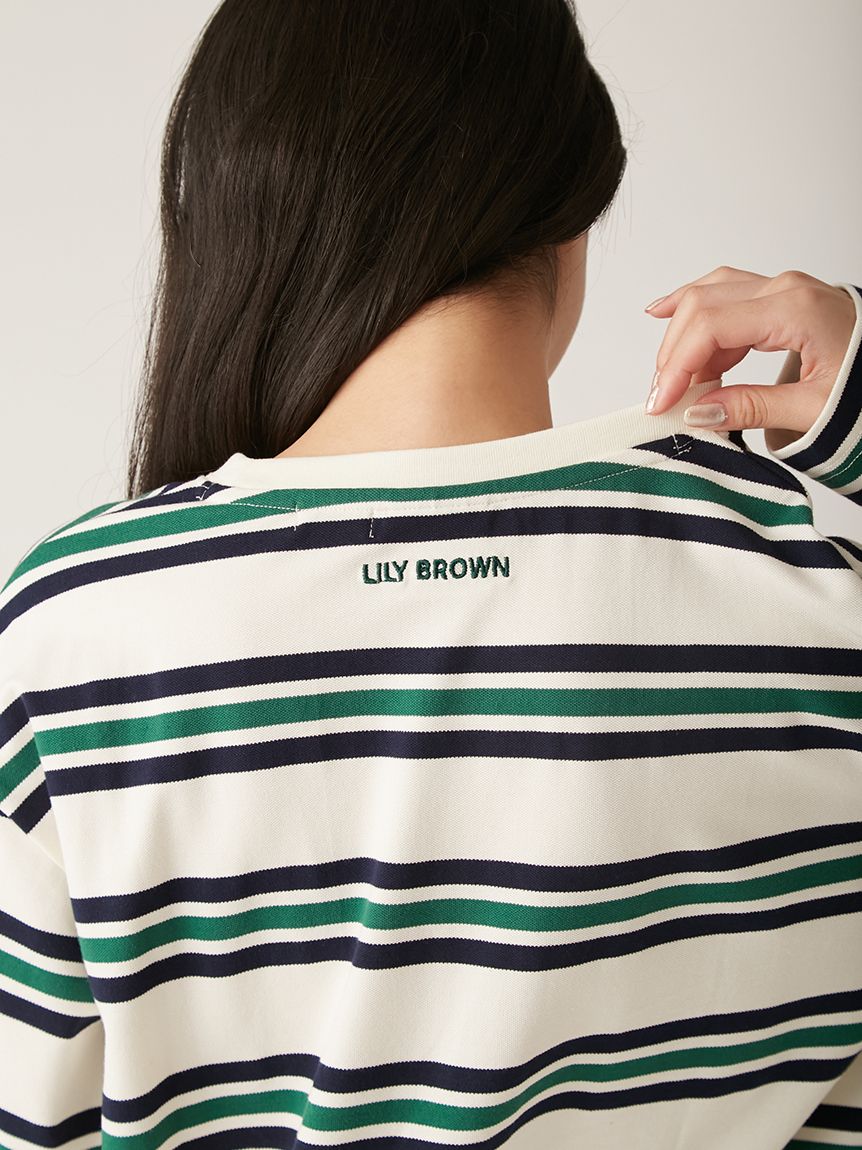 LILY BROWN Dickies】マルチボーダーロンT(Tシャツ・カットソー