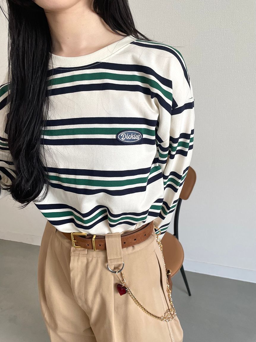 LILY BROWN Dickies】マルチボーダーロンT(Tシャツ・カットソー