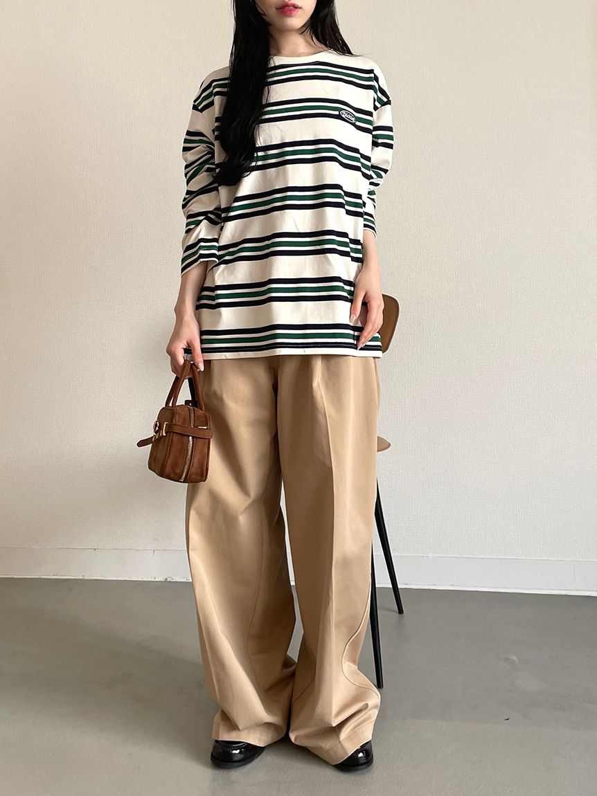 LILY BROWN Dickies】マルチボーダーロンT(Tシャツ・カットソー
