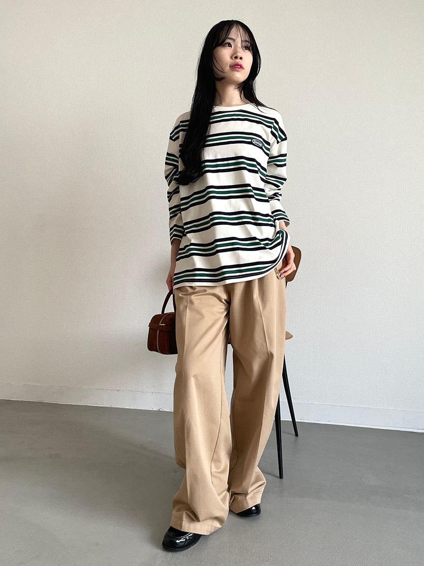 LILY BROWN Dickies】マルチボーダーロンT(Tシャツ・カットソー