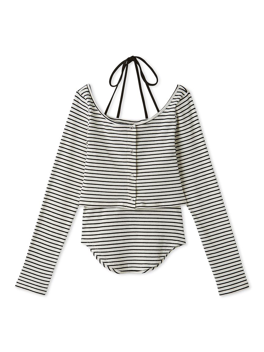 ホルターキャミセットカットトップス(Tシャツ・カットソー)｜トップス