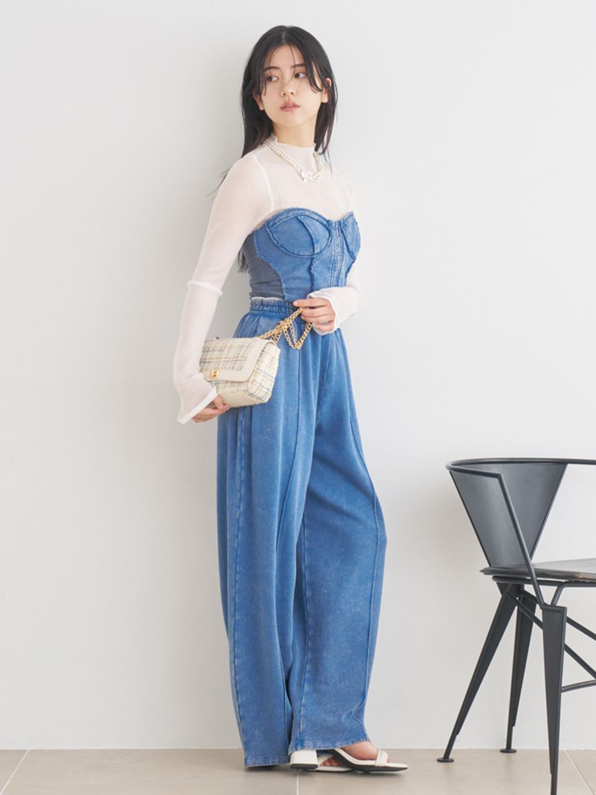 mysty woman｜ビスチェドッキングプルオーバー | Rakuten