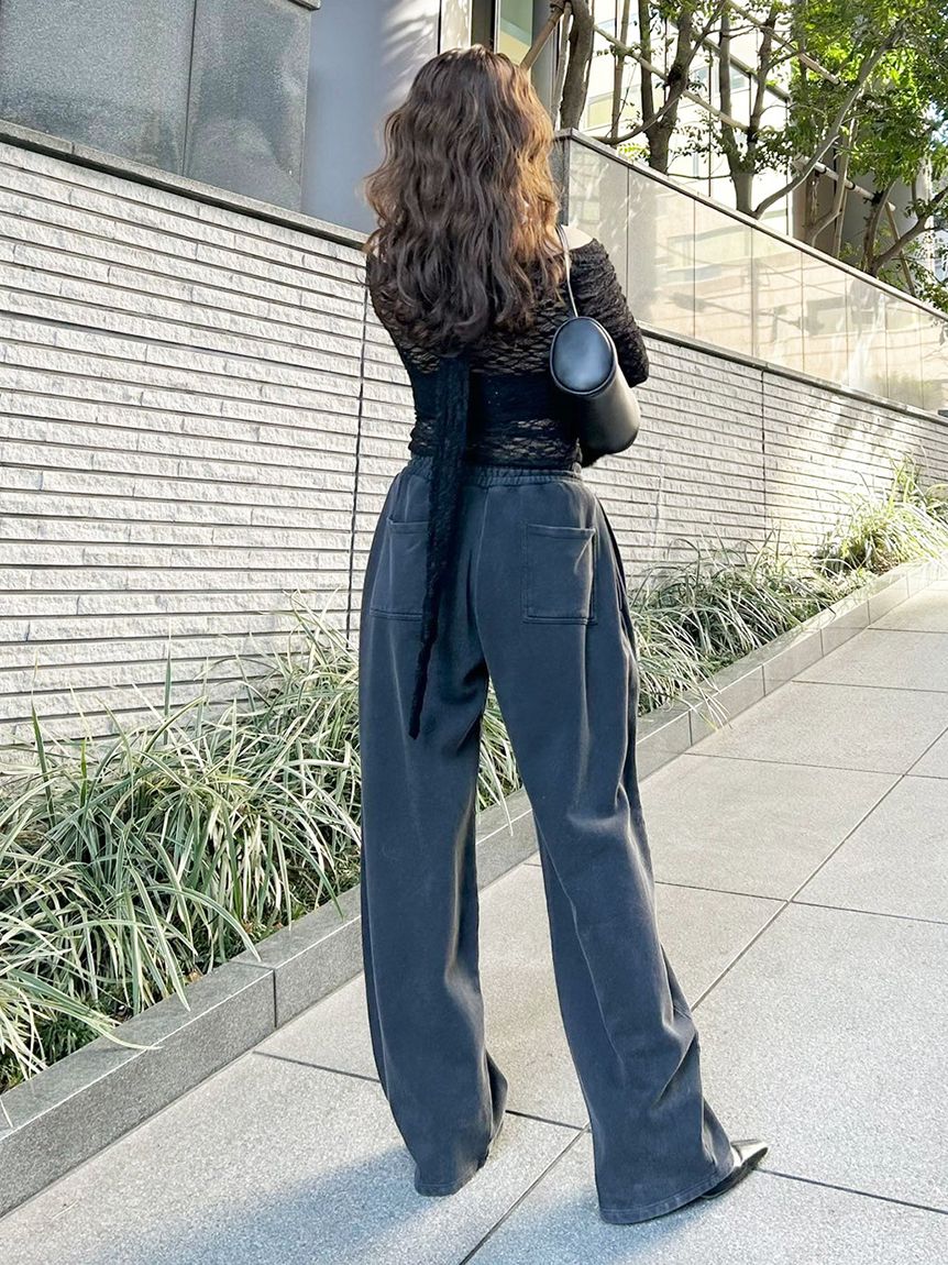 ドレープオフショルレーストップス(Tシャツ・カットソー