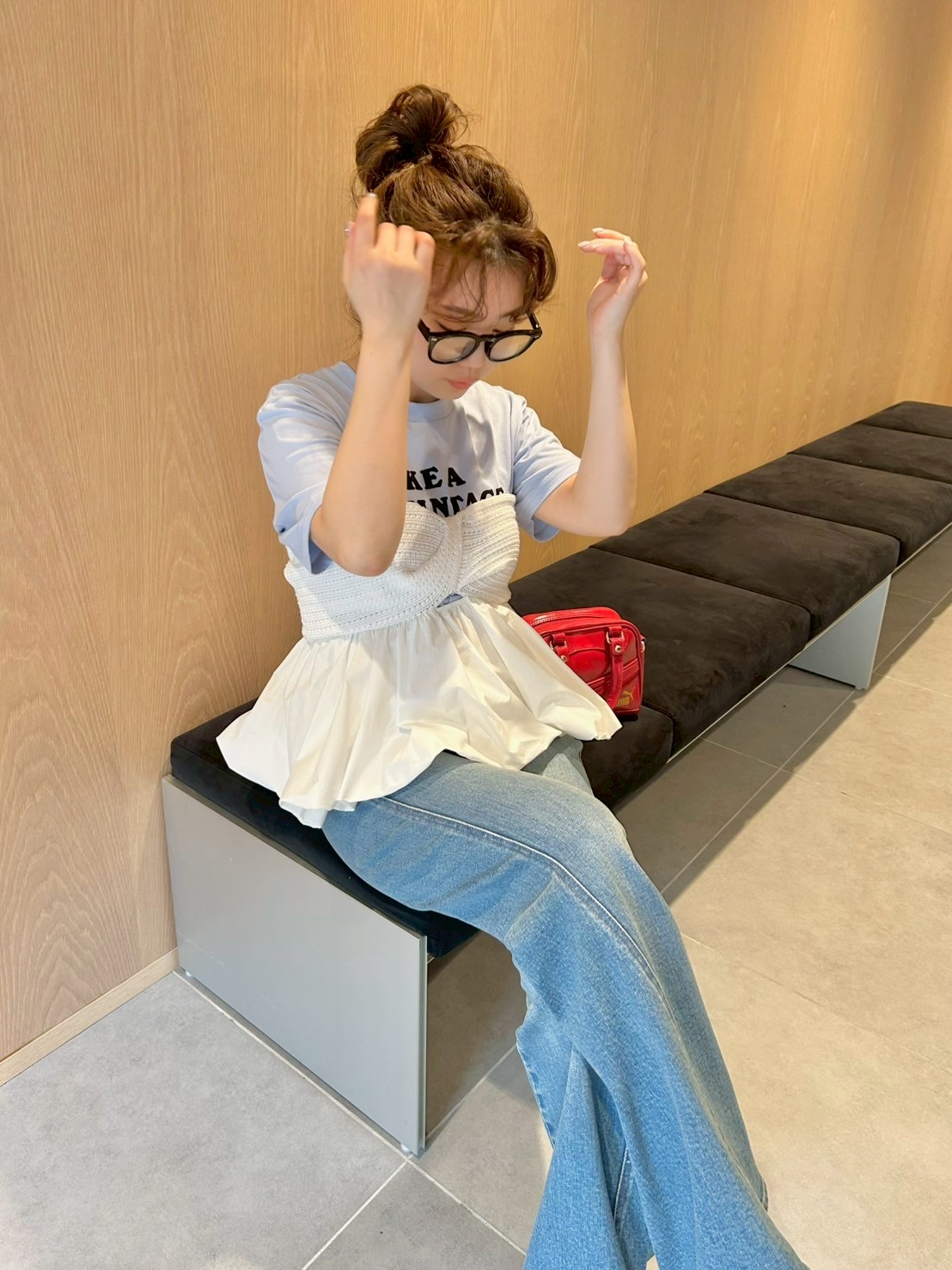 LIKE A VINTAGE”Tシャツ(Tシャツ)｜トップス｜LILY BROWN