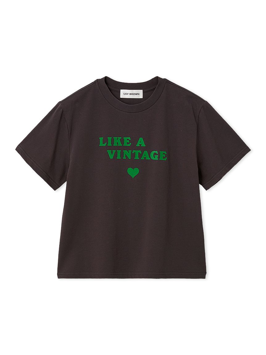 LIKE A VINTAGE”Tシャツ(Tシャツ)｜トップス｜LILY BROWN