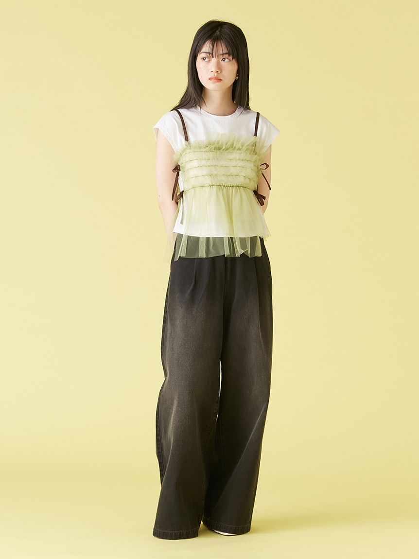 LILY BROWN｜ビスチェセットニットワンピース | Rakuten Fashion