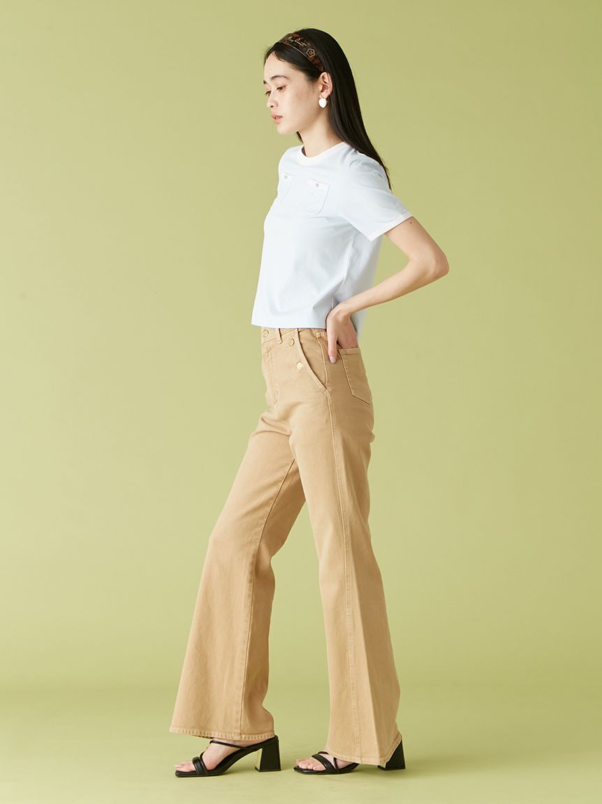 LILY BROWN×MARY QUANT】ポケットリンガーTシャツ(Tシャツ