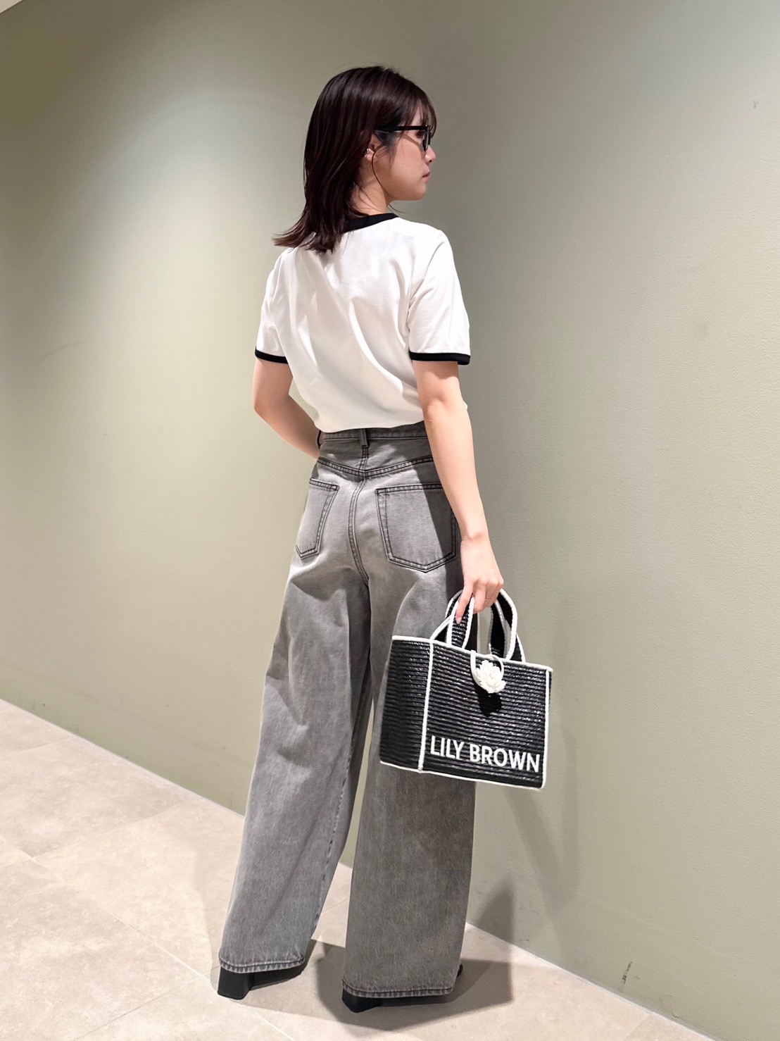 LILY BROWN×MARY QUANT】ポケットリンガーTシャツ(Tシャツ