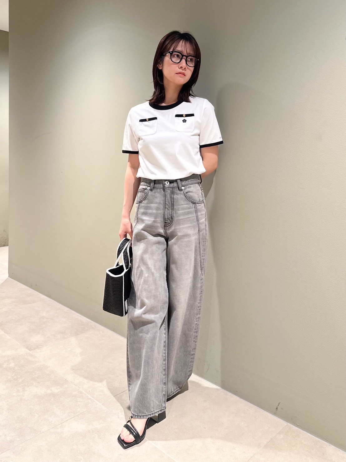LILY BROWN×MARY QUANT】ポケットリンガーTシャツ(Tシャツ