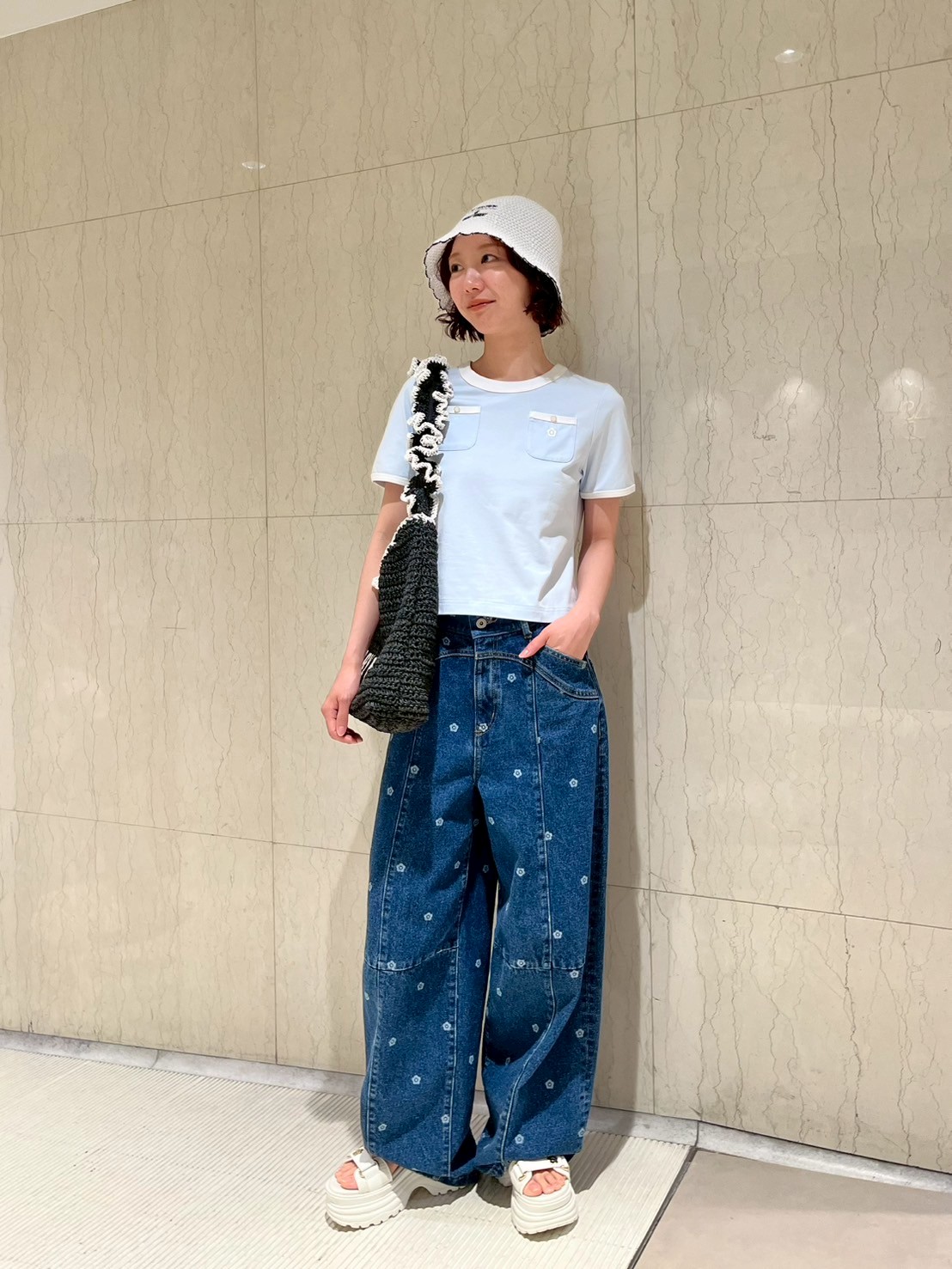 LILY BROWN×MARY QUANT ポケットリンガーTシャツ LILY BROWN×MARY QUANT】ポケットリンガーTシャツ(Tシャツ