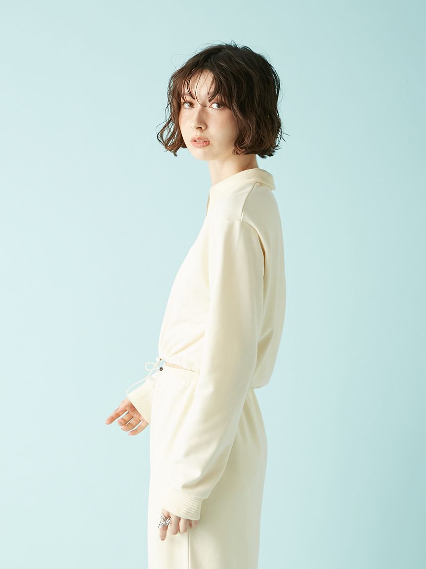 【新品タグ付き】Lilly Brown クロップド丈スウェットパーカー LILY BROWN｜【LILY BROWN×MARY QUANT】デイジークロップド