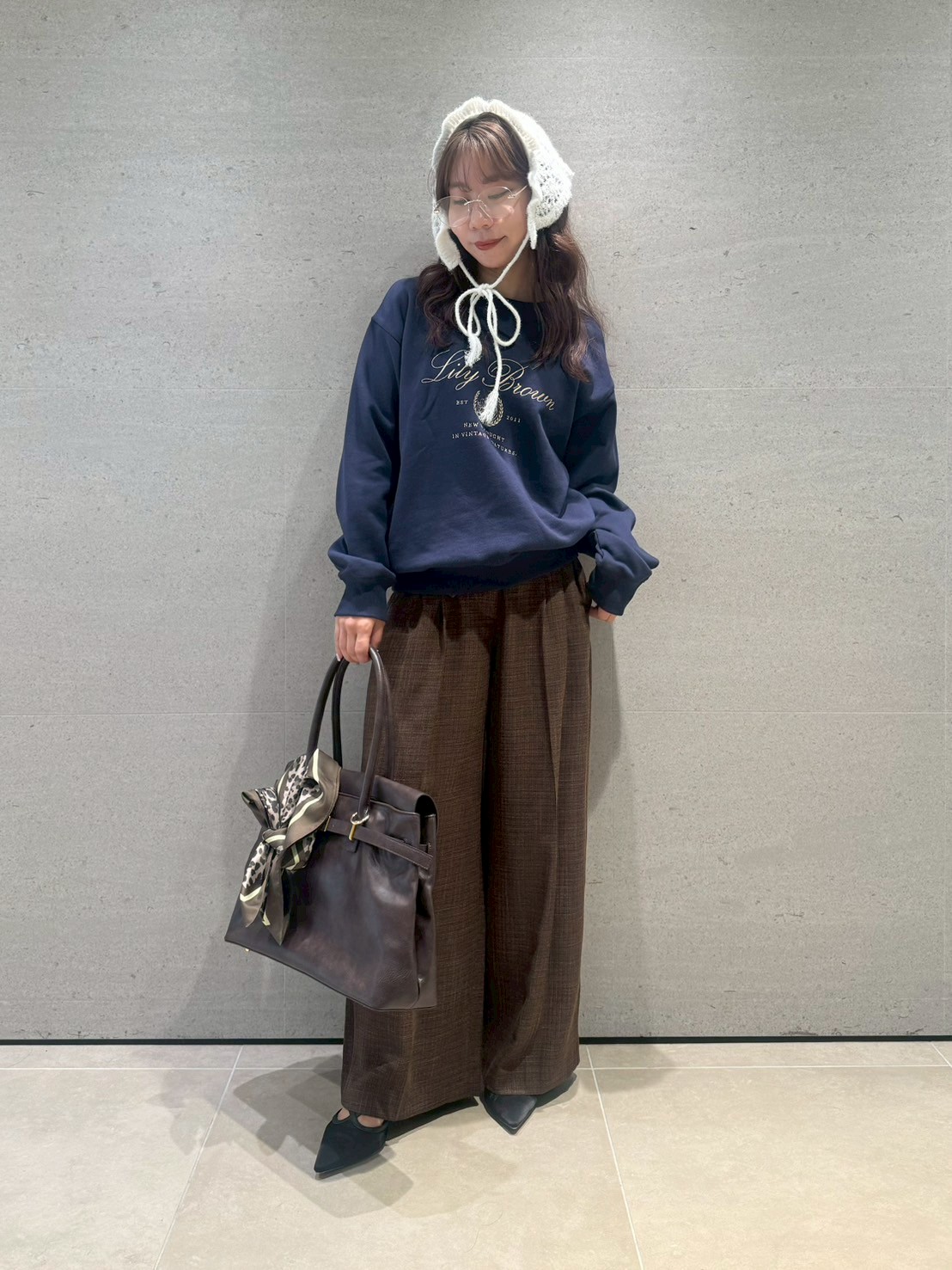 カレッジロゴスウェット(スウェット・トレーナー)｜トップス｜LILY