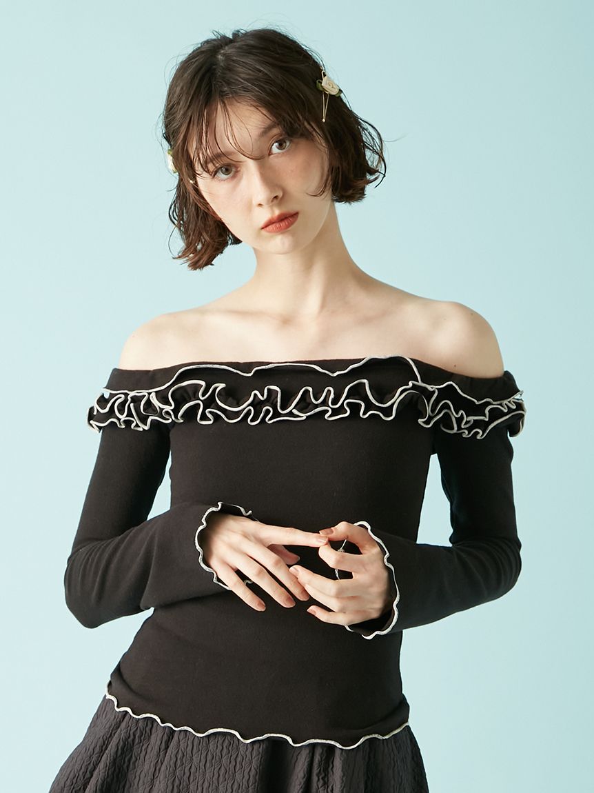 LILY BROWN オフショルフリーサイズ LILY BROWN オフショルフリーサイズ