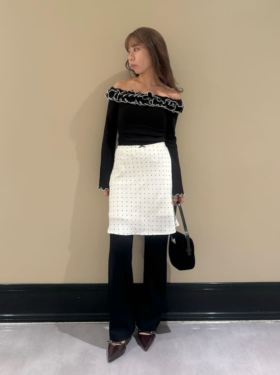 オフショルダーメロウフリルトップス(Tシャツ・カットソー)｜トップス