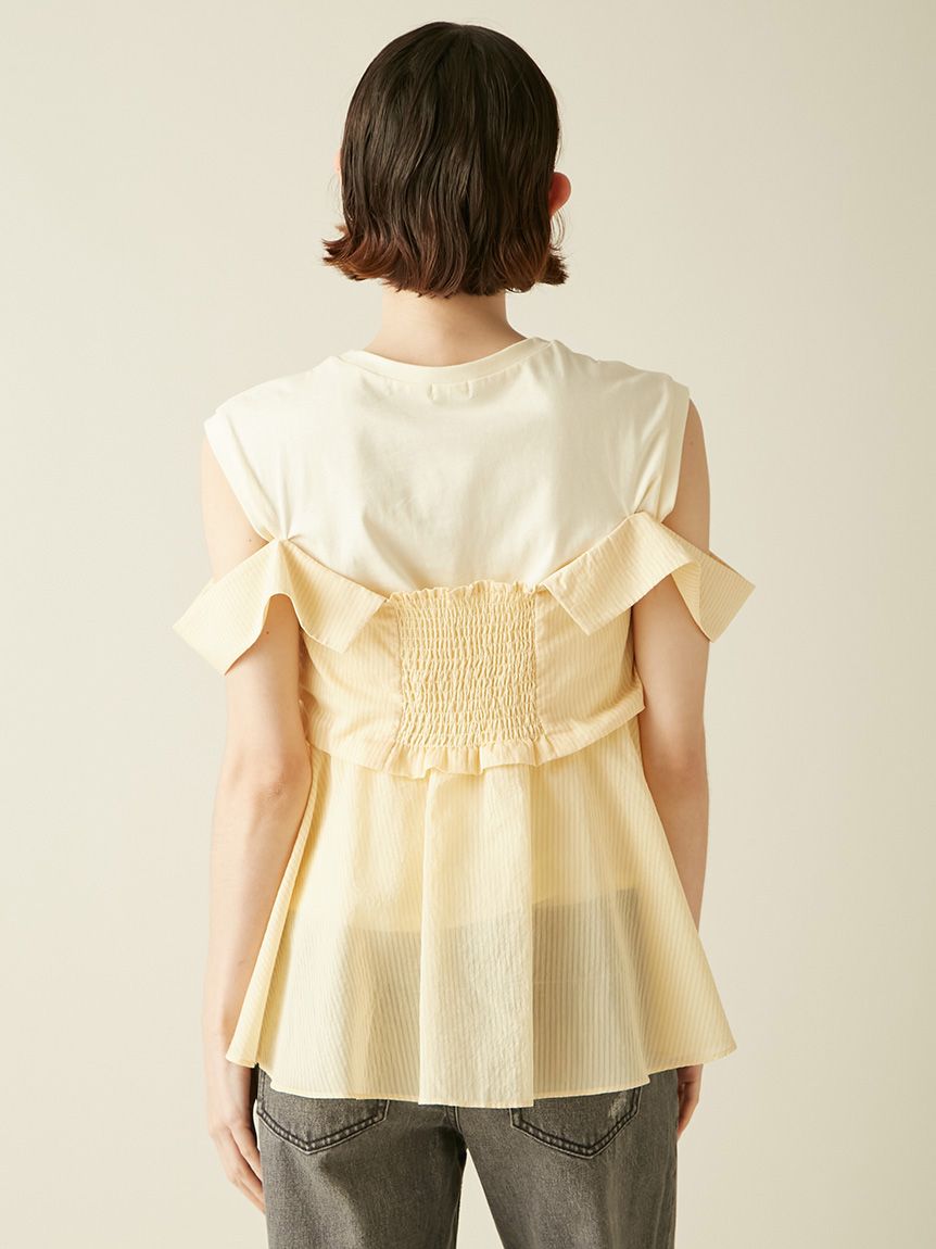 レイヤードカットトップス(Tシャツ・カットソー)｜トップス｜LILY