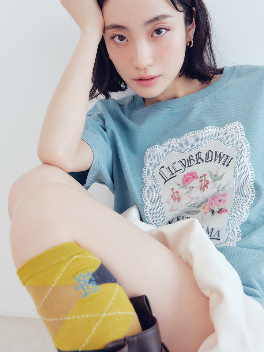 完売品 LILY BROWN×KEITA バリエーショングラフィックTシャツ LILY BROWN Lily Brown / リリーブラウン 【KEITA MARUYAMA