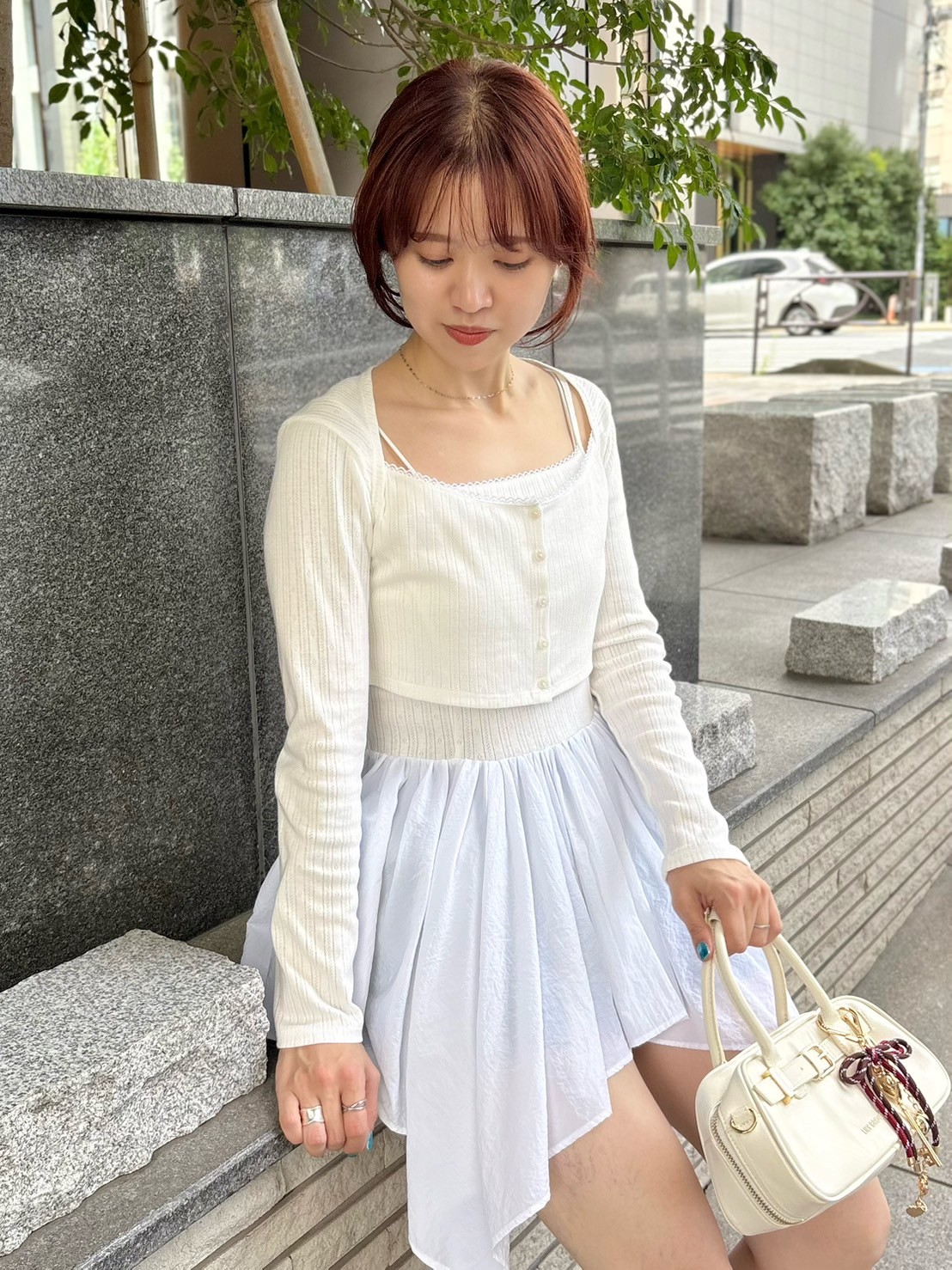 カーデセットペプラムトップス(Tシャツ・カットソー)｜トップス｜LILY