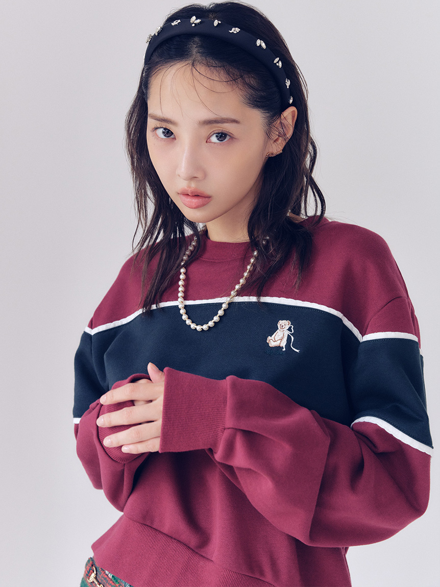 Lily Bearリボンスウェット(スウェット・トレーナー)｜トップス｜LILY