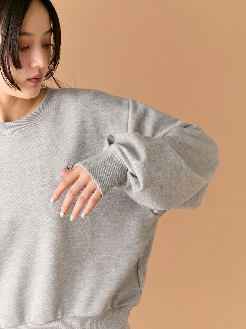 リリーブラウン♡ボンディングオフショルスウェット グレー リリーブラウン♡ボンディングオフショルスウェット グレー - メルカリ