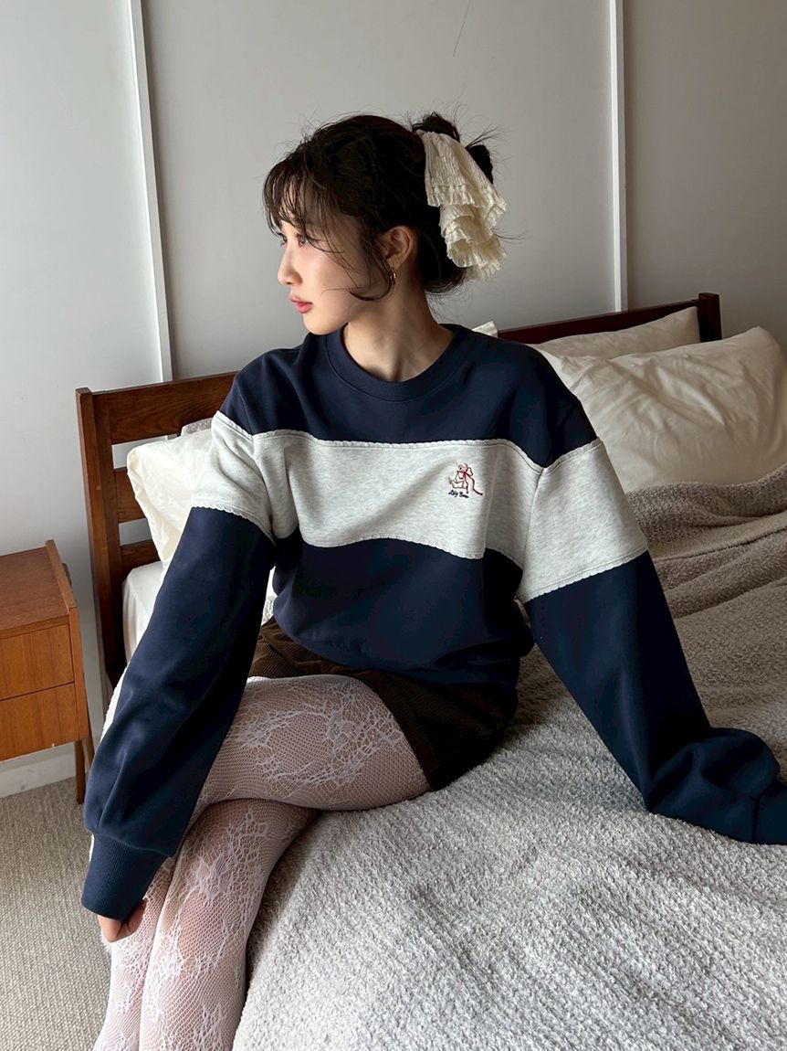 Lily Bearリボンスウェット(スウェット・トレーナー)｜トップス｜LILY
