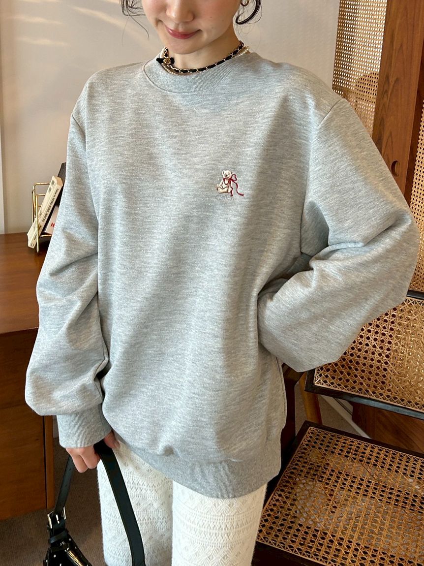 Lily Bearリボンスウェット(スウェット・トレーナー)｜トップス｜LILY