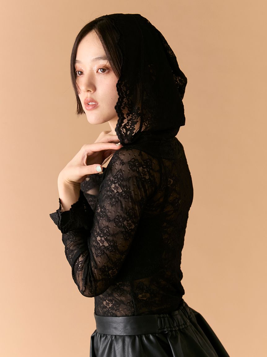 TICCA レースシャツ ticca ティッカ レースフレンチシャツ/ネイビー