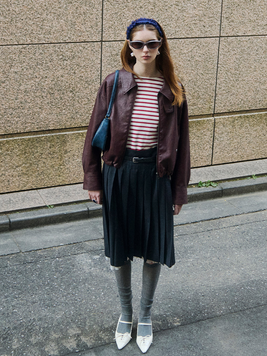 フレンチボーダーカットチュニック(Tシャツ・カットソー)｜トップス