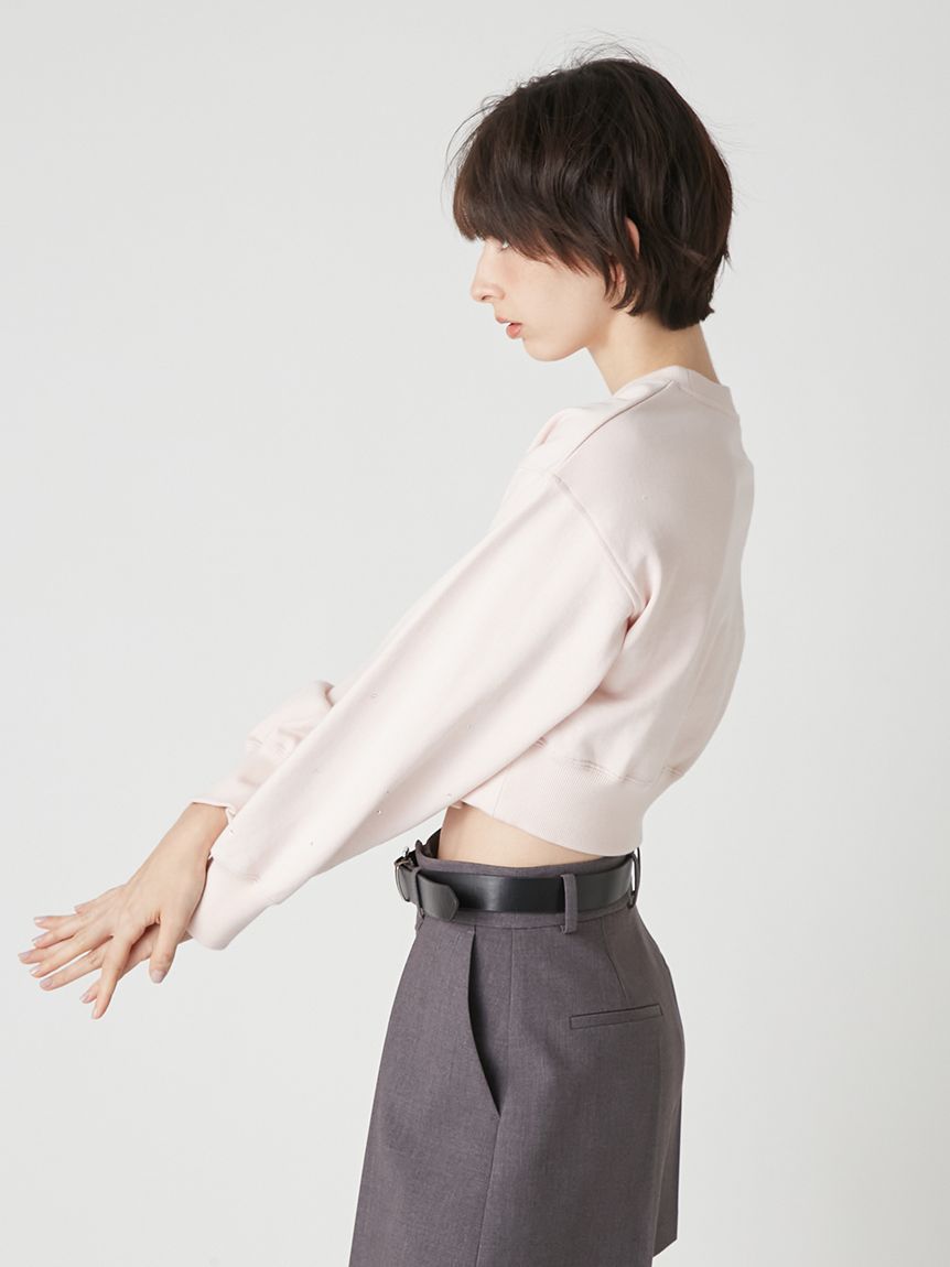 LILY BROWN×Hearts2Hearts】コラボレーションビジューロゴスウェット