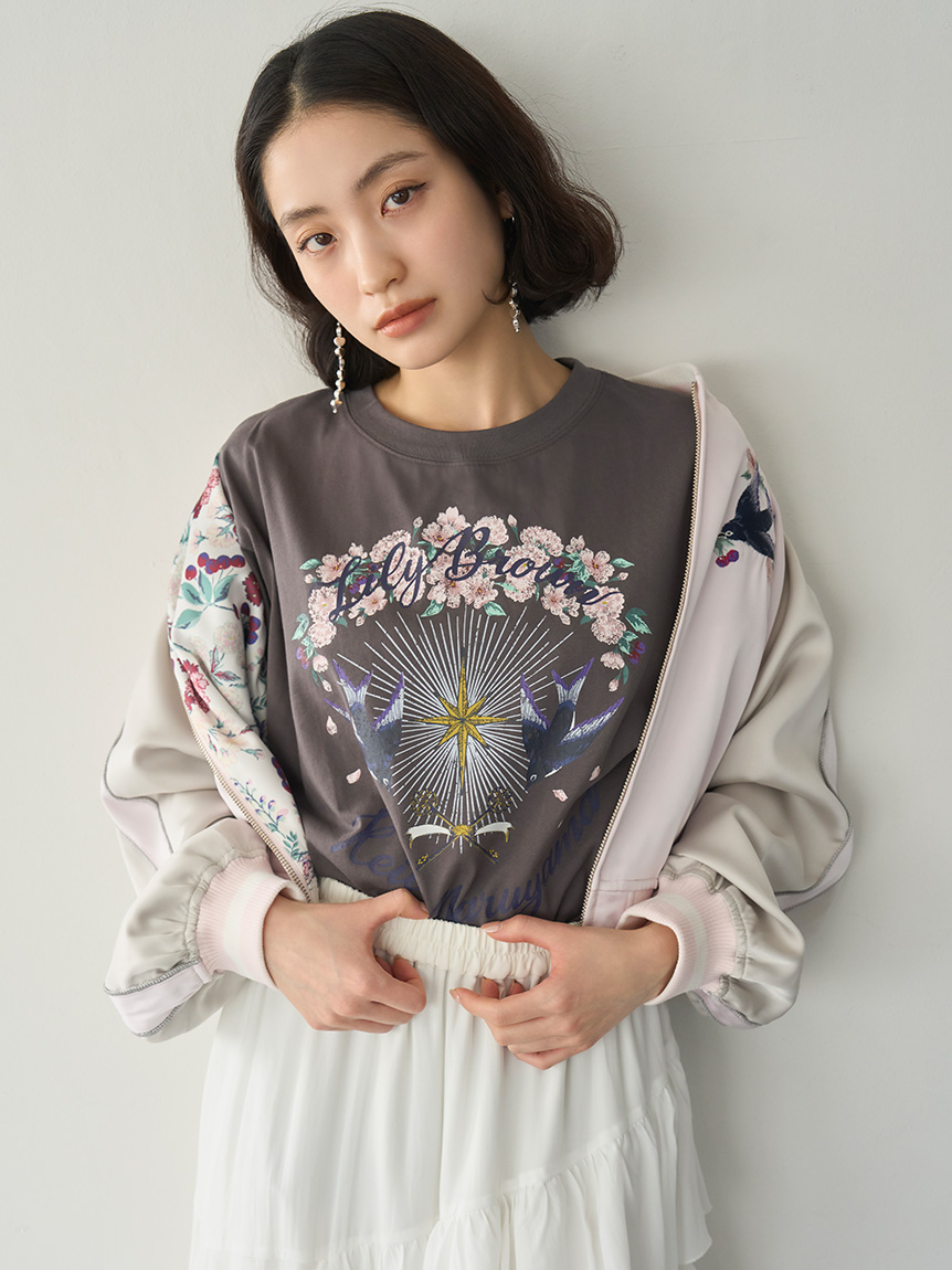 LILY BROWN KEITA MARUYAMA Tシャツ グレー LILY BROWN（リリーブラウン） tシャツ 「LILY BROWN×KEITA MARUYAMA