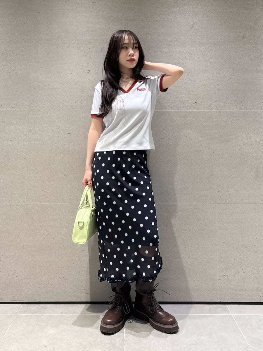 LILY BROWN×PUMA】リブポロシャツ(Tシャツ・カットソー)｜トップス