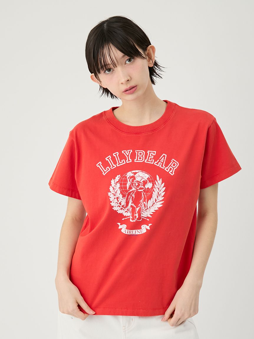 Lily Bear】エアラインTシャツ(Tシャツ・カットソー)｜トップス｜LILY