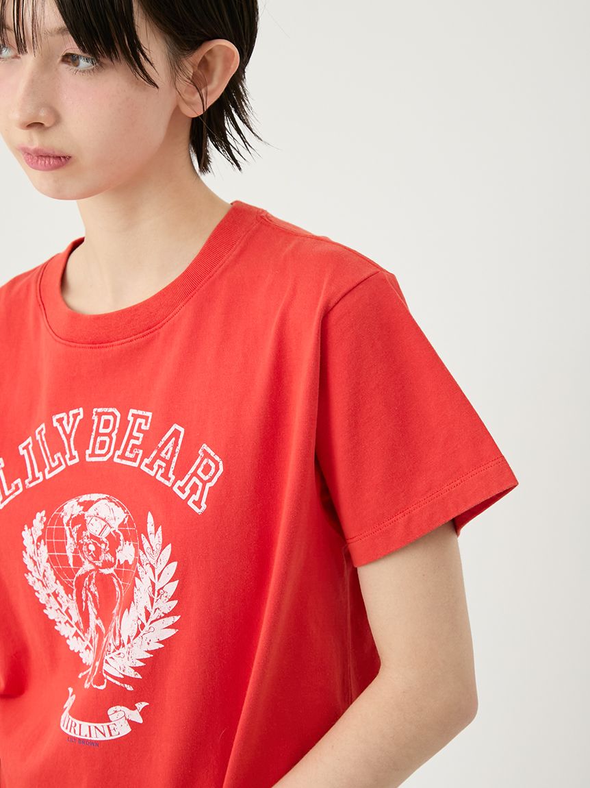 リリーブラウン Lily Brown★メリーゴーランドビジューTシャツ LILY BROWN×GOOD ROCK SPEED×LIFE PC】Beach Tシャツ(Tシャツ