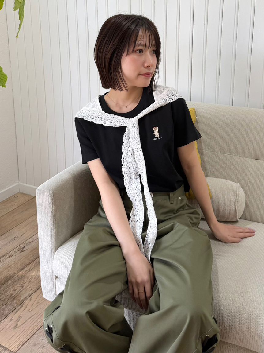 Lily Bear】コンパクトTシャツ(接触冷感)(Tシャツ・カットソー