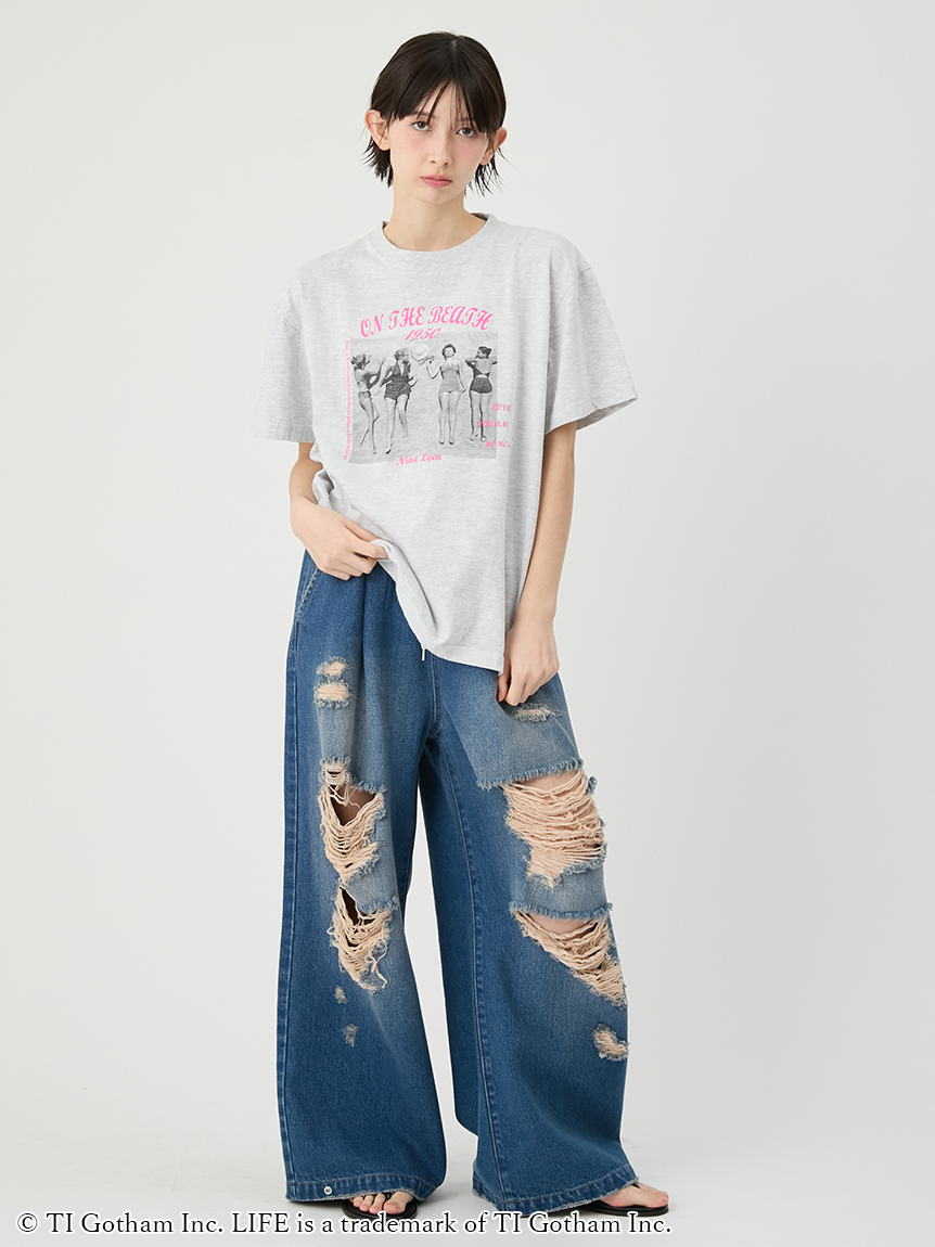 LILY BROWN×GOOD ROCK SPEED×LIFE PC】Beach Tシャツ(Tシャツ