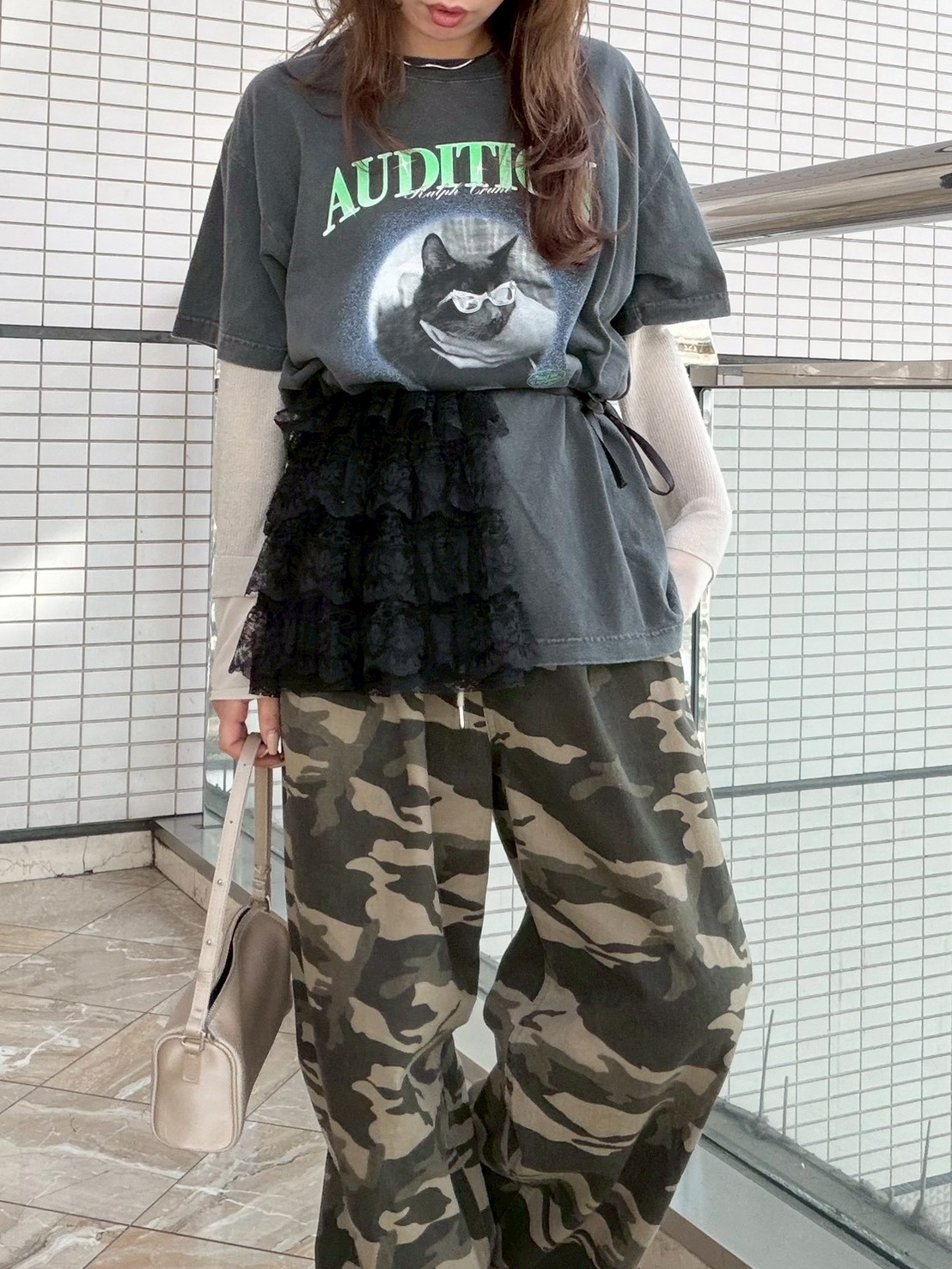 LILY BROWN×GOOD ROCK SPEED×LIFE PC】Cat Tシャツ(Tシャツ