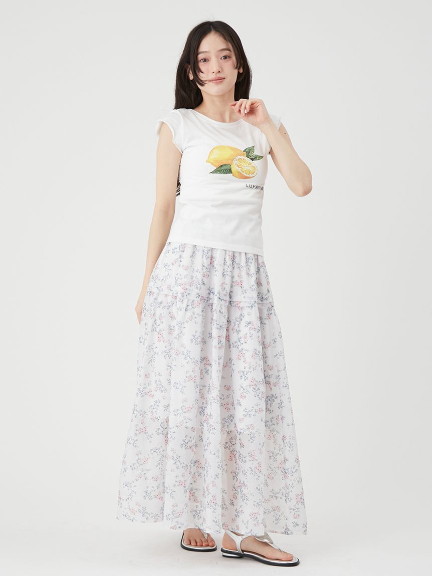 リリーブラウン 異素材スリーブTシャツ Tシャツ・カットソー｜LILY BROWN（リリー ブラウン）の通販サイト【公式】