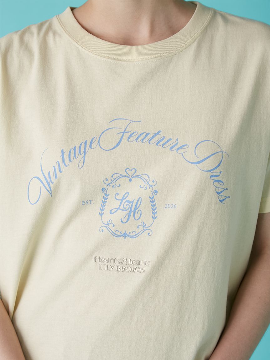 LILY BROWN×Hearts2Hearts】エンブレムロゴTシャツ(Tシャツ