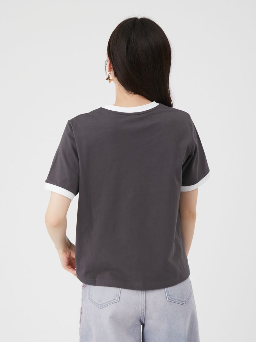 LILY BROWN×ANNA SUI】バタフライリンガーストーンTシャツ(Tシャツ