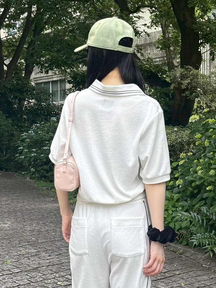 LILY BROWN×ANNA SUI】パイルポロトップス(Tシャツ・カットソー)｜TOPS