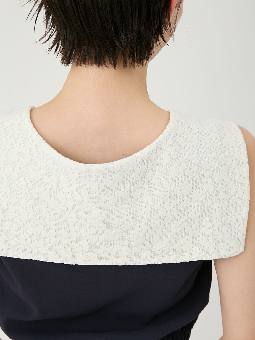 現行 【美品】LINKABLE リンカブル セーラーカラーオールインワンM 2wayセーラーカラートップス(Tシャツ・カットソー)｜トップス｜LILY