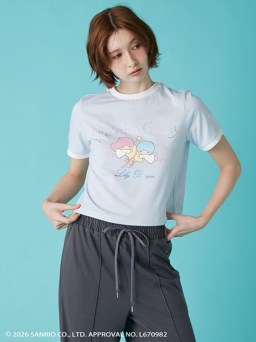 リトルツインスターズ（キキ＆ララ）】ビジューTシャツ(Tシャツ
