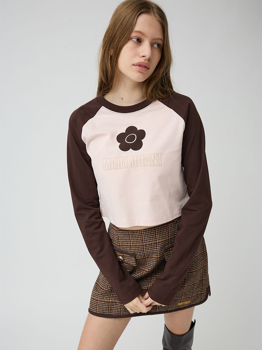 LILY BROWN×MARY QUANT】デイジープリントラグランロンT(Tシャツ