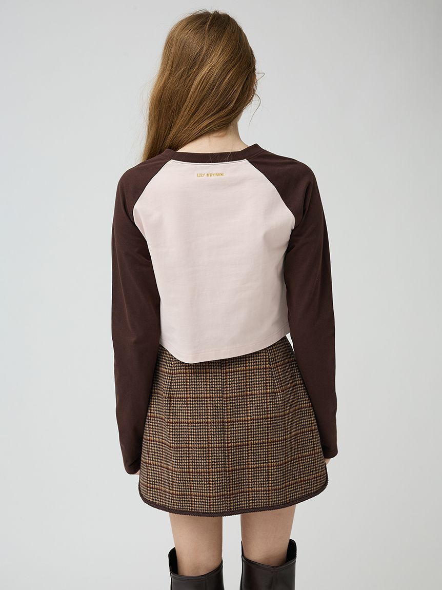 LILY BROWN×MARY QUANT】デイジープリントラグランロンT