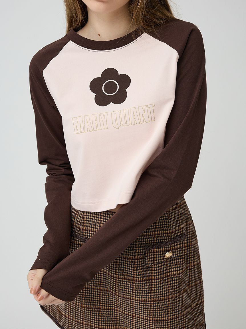 LILY BROWN×MARY QUANT】デイジープリントラグランロンT