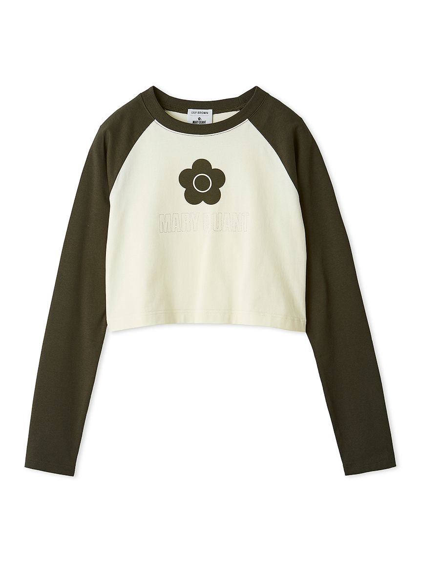 LILY BROWN×MARY QUANT】デイジープリントラグランロンT(Tシャツ