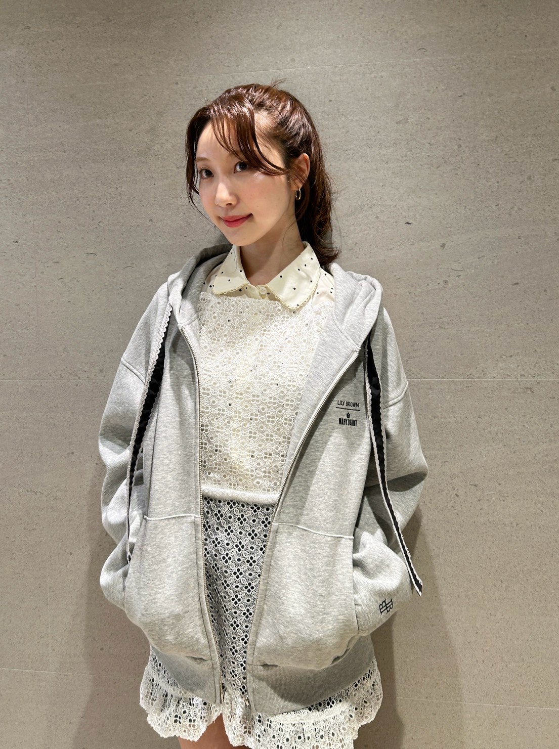 LILY BROWN×MARY QUANT】ジップフーディー(ブルゾン)｜アウター｜LILY
