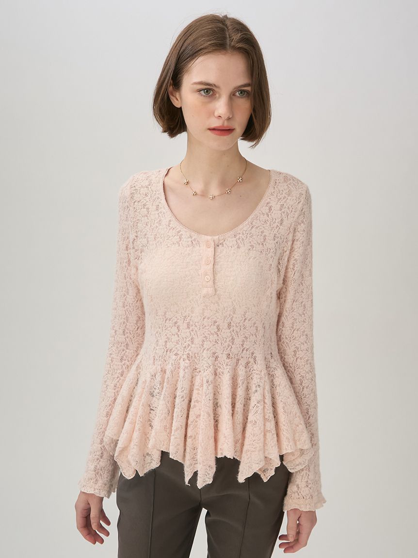 ペプラムカットトップス(Tシャツ・カットソー)｜TOPS｜LILY BROWN 
