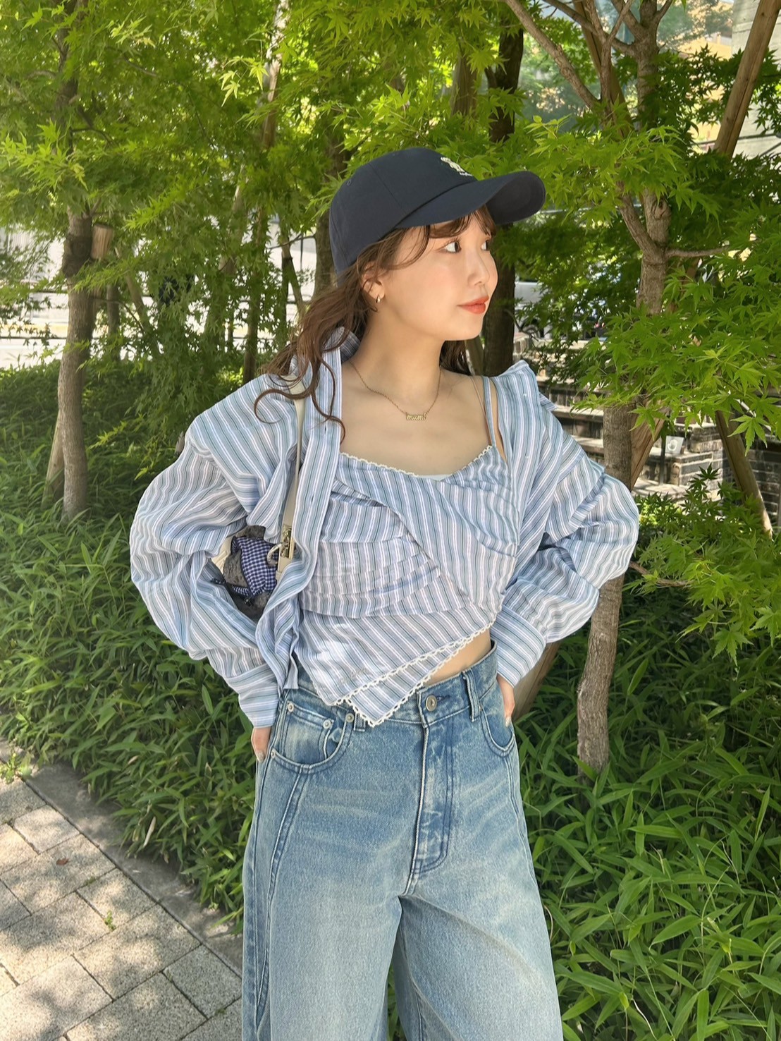 今季・完売◇ LILY BROWN◇Lily Bearシアーオーバーシャツ Lily Bearシアーオーバーシャツ(シャツ・ブラウス)｜トップス
